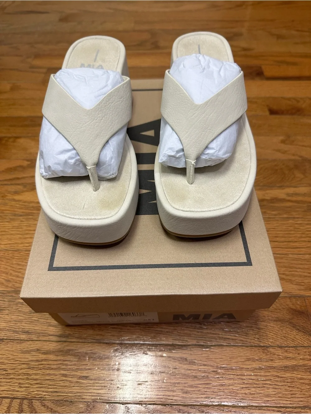MIA Niccola Platform Wedge Flip Flop